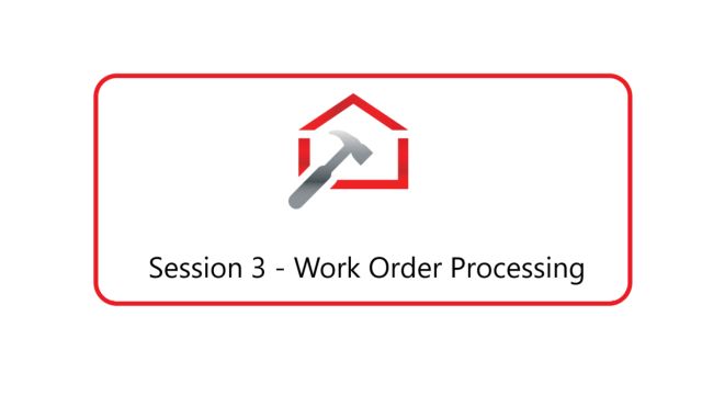 Receiving To Completing A Work Order Session 3
